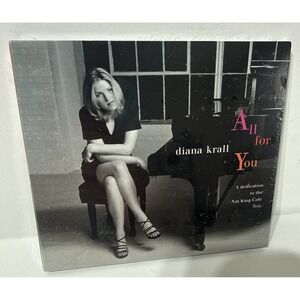 Diana Krall All for You Dedication Nat King Cole Trio CD 1996 GRP‎ Records BMG